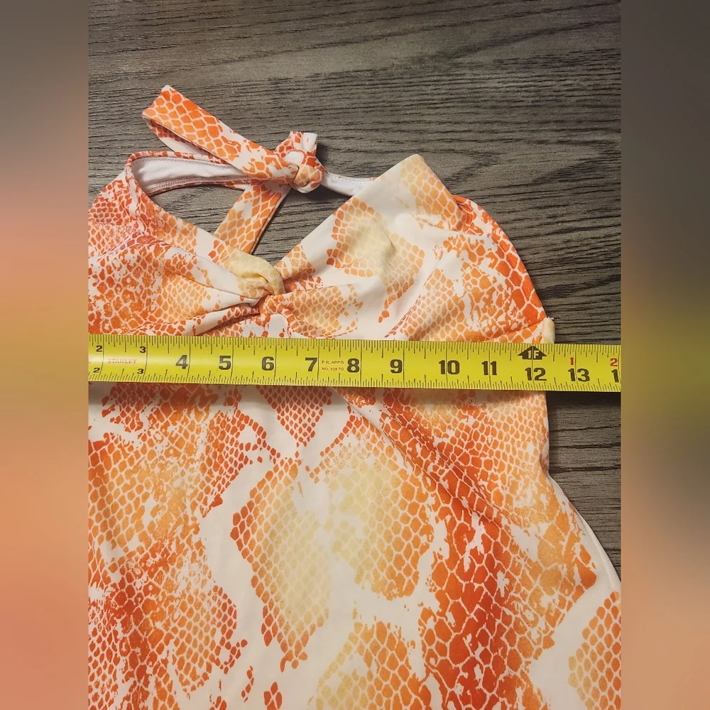 Victoria Secret Tankini Top and Briefs Swim Set - Coral Snake Print Size M. - Picture 5 of 7